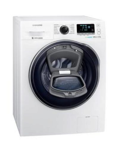 Samsung Ww90K6610Qw/Eu 9Kg Load, 1600 Spin Addwash Washing Machine With Ecobubble&Trade;  Technology - White
